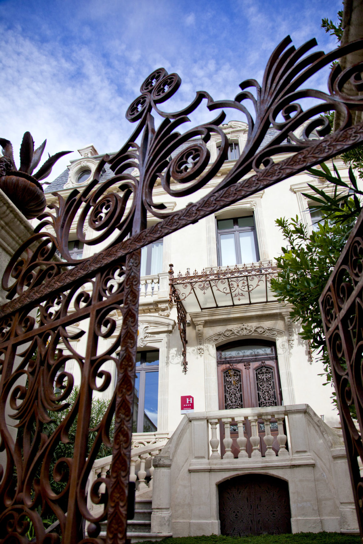 Façade de l'hôtel.