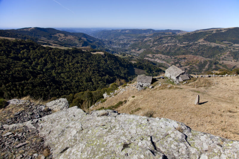 Vue sur la vallée, Buron de Niercombe, Cantal, Auvergne