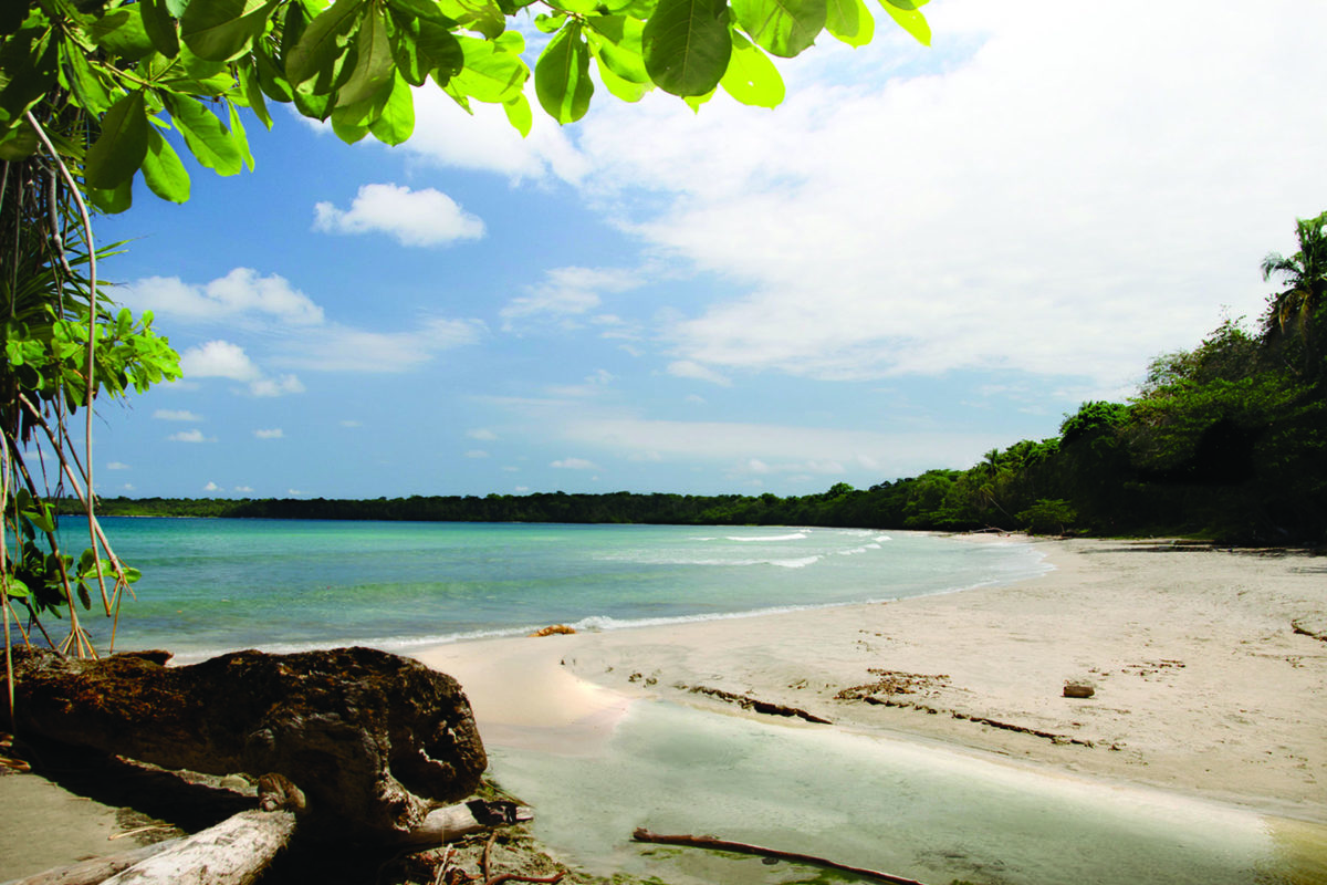 Plage du parc national de Cahuita au Costa Rica