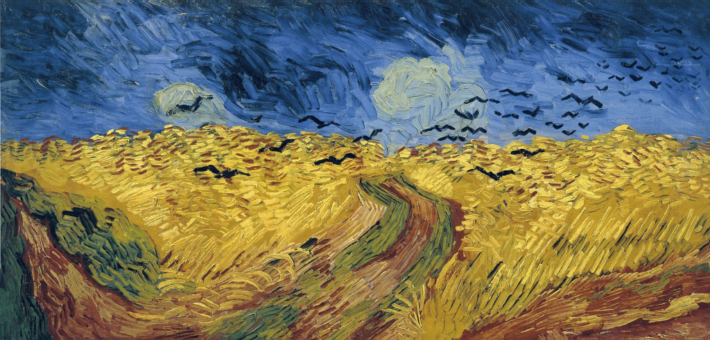 Champ de blés aux corbeaux, Vincent Van Gogh
