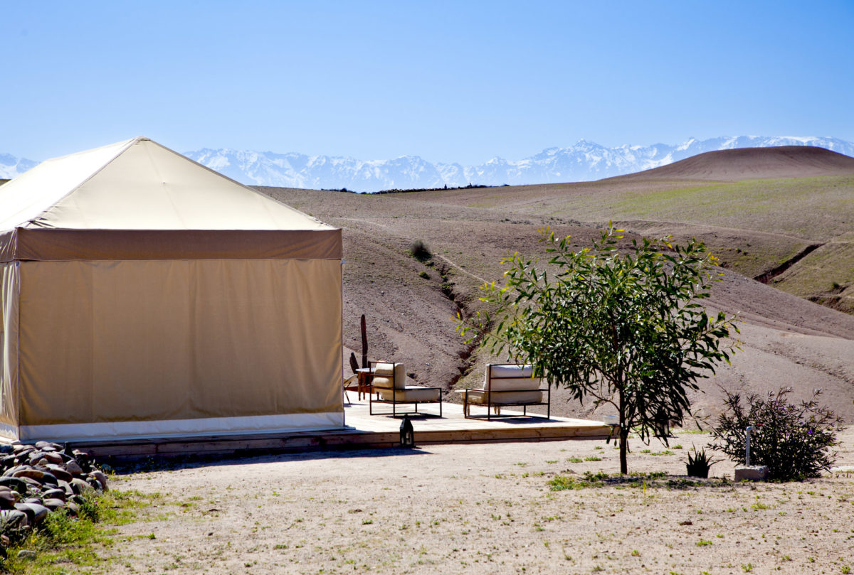 Tente, Inara Camp, Maroc. © Elodie Rothan