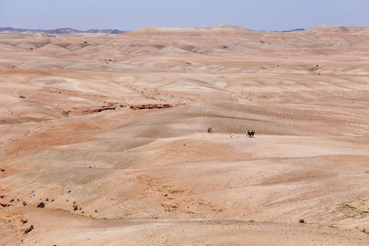 Désert d'Agafay, Maroc. © Elodie Rothan
