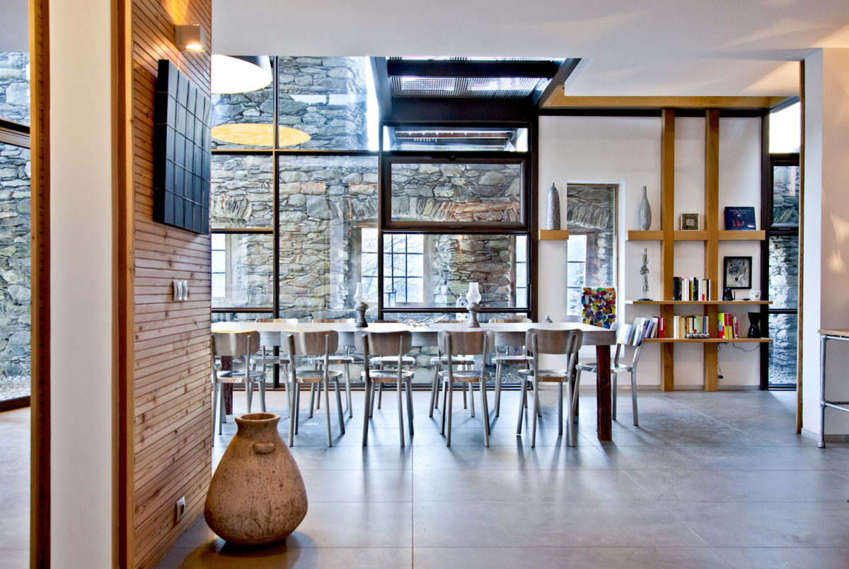 Salle à manger du Mineral Lodge