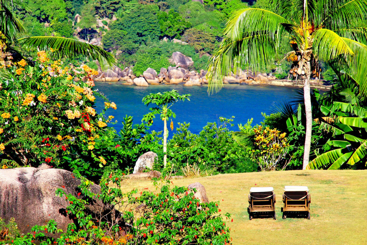 Château de Feuilles, île de Praslin, Seychelles. © Elodie Rothan