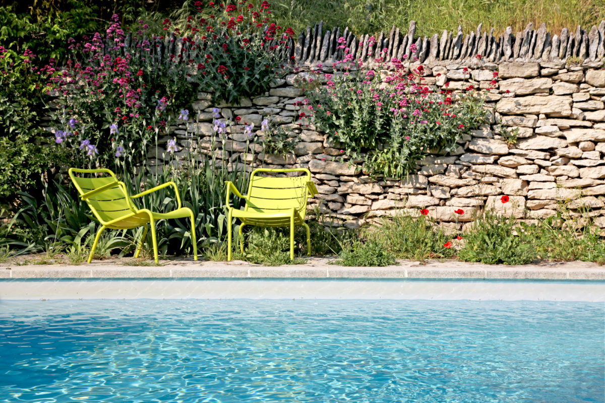 Piscine, maison d'hôte Au Ralenti du Lierre, dans le Luberon