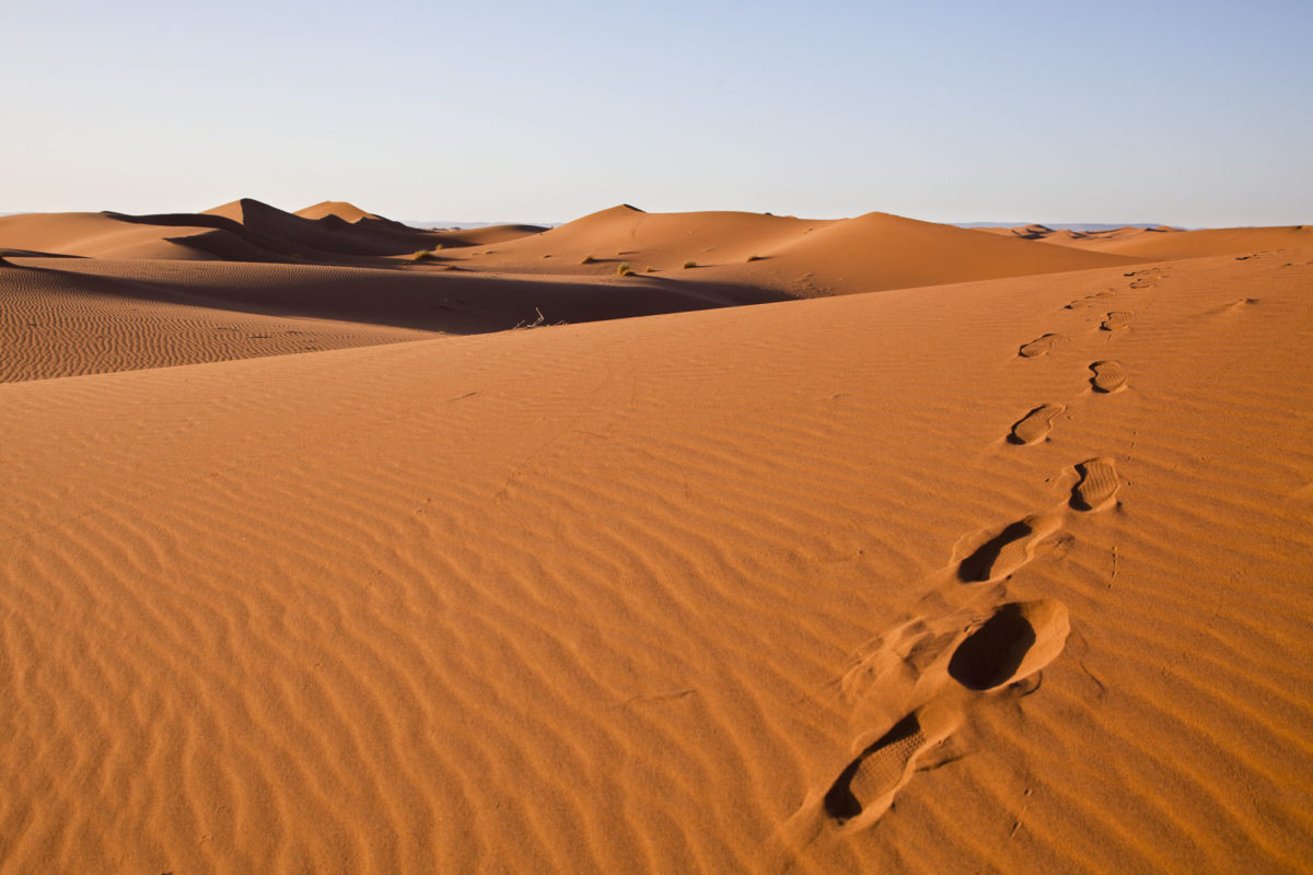 Les dunes, Umnya Dune Camp, Maroc. © Elodie Rothan